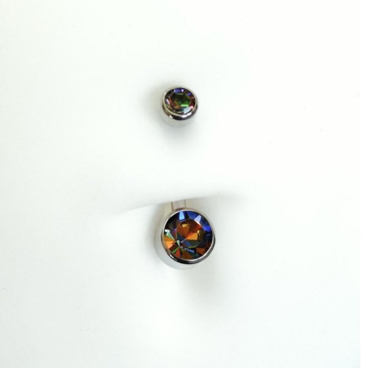 Piercings para ombligo con cristales Swarovski