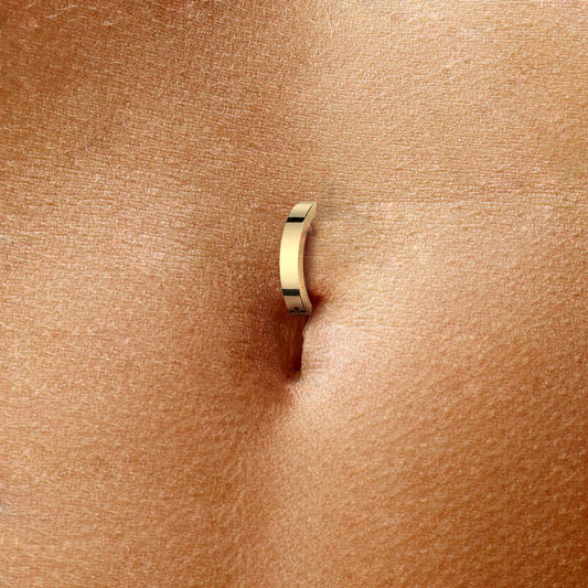 Bauchnabelpiercing Ring aus Titan