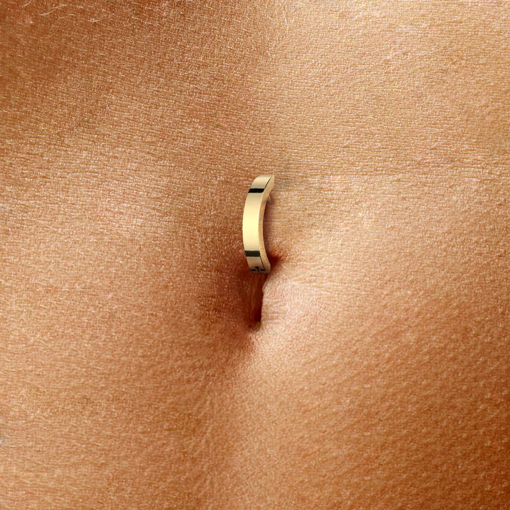 Bauchnabelpiercing Ring aus Titan