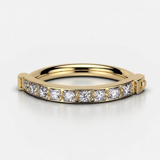 Bauchnabelpiercing Ring quadratische cz