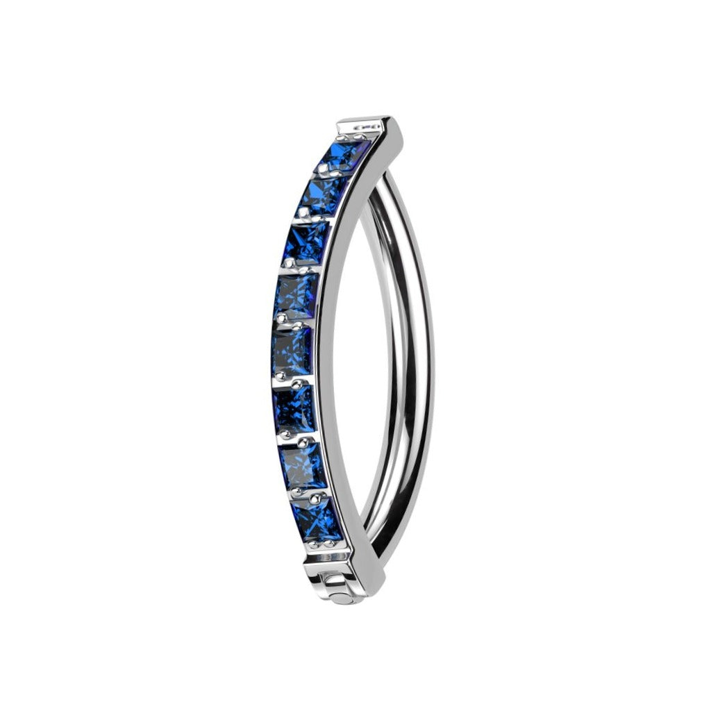 Bauchnabelpiercing Ring quadratische cz