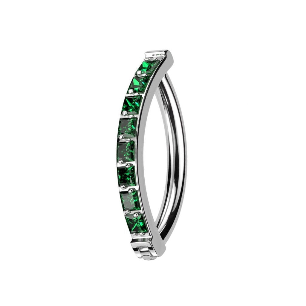 Bauchnabelpiercing Ring quadratische cz