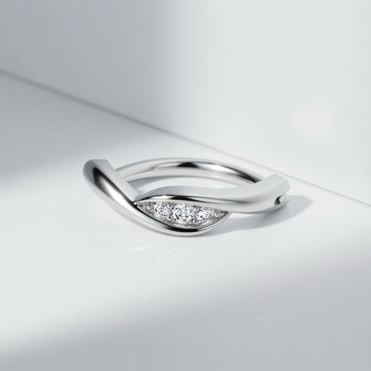 Bauchnabelpiercing Ring in Spiralform